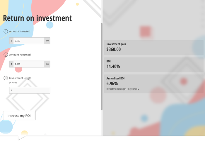 Show Interactive Calculator Results Instantly